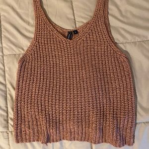 Knit tank top